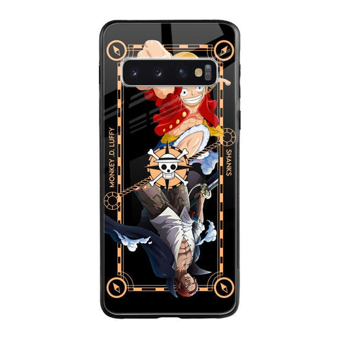 Shanks & Luffy Glossy Case for Samsung Galaxy S10 Plus