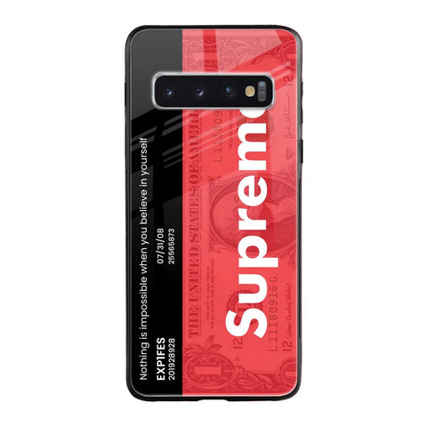 Supreme Ticket Glossy Case for Samsung Galaxy S10 Plus