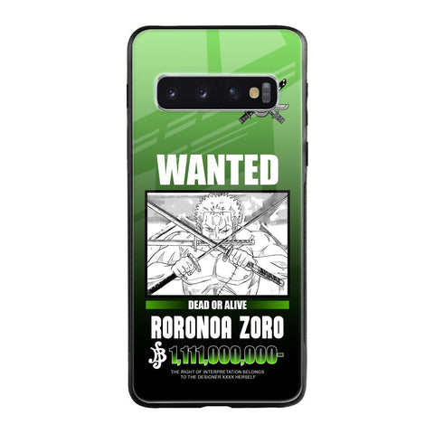 Zoro Wanted Glossy Case for Samsung Galaxy S10 Plus