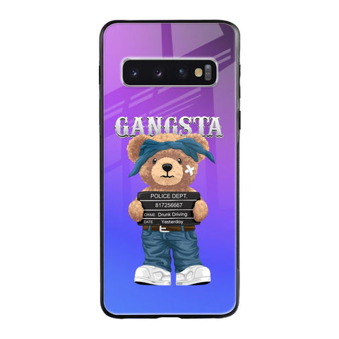 Gangsta Bear Glossy Case for Samsung Galaxy S10 Plus