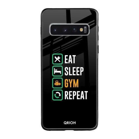 Daily Routine Glossy Case for Samsung Galaxy S10 Plus