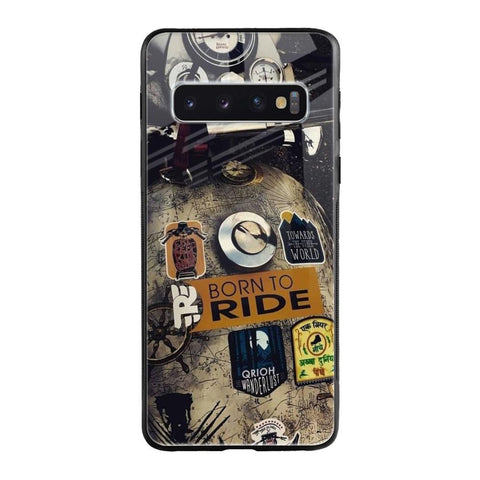 Ride Mode On Glossy Case for Samsung Galaxy S10 Plus