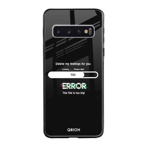 Error Glossy Case for Samsung Galaxy S10 Plus
