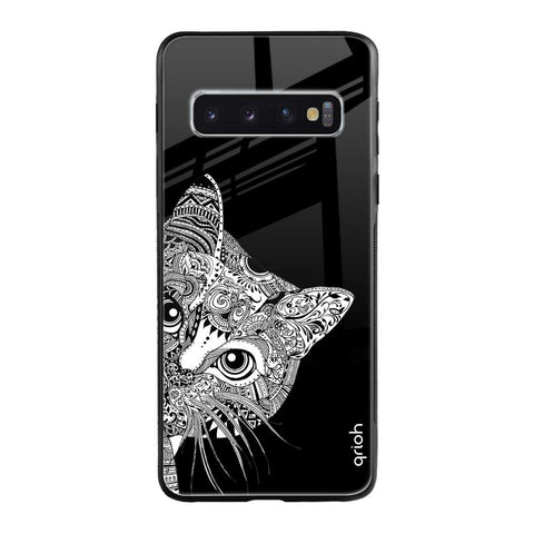 Kitten Mandala Glossy Case for Samsung Galaxy S10 Plus