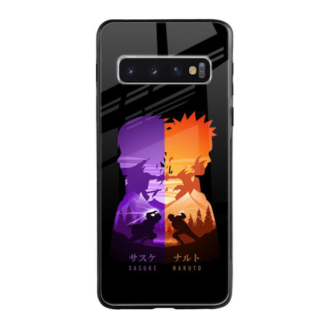 Minimalist Anime Glossy Case for Samsung Galaxy S10 Plus