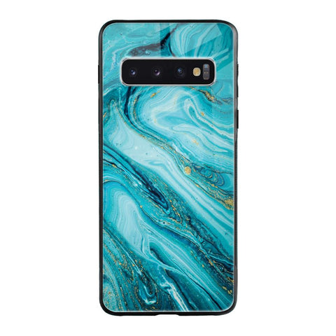 Ocean Marble Glossy Case for Samsung Galaxy S10 Plus