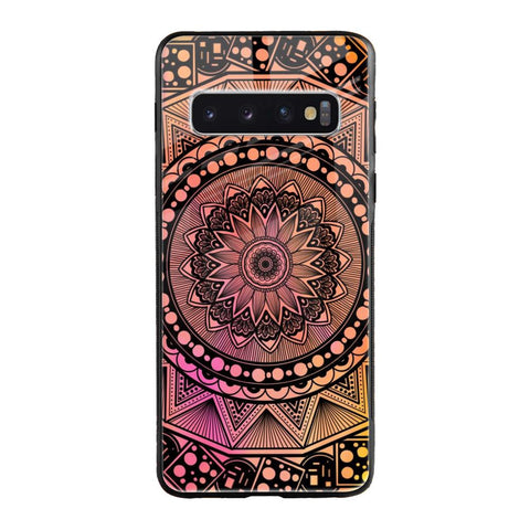 Floral Mandala Glossy Case for Samsung Galaxy S10 Plus