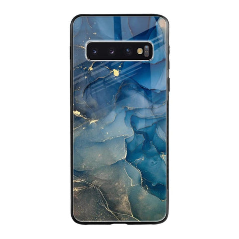 Blue Cool Marble Glossy Case for Samsung Galaxy S10 Plus
