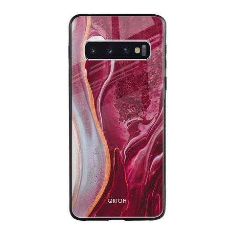 Crimson Ruby Glossy Case for Samsung Galaxy S10 Plus