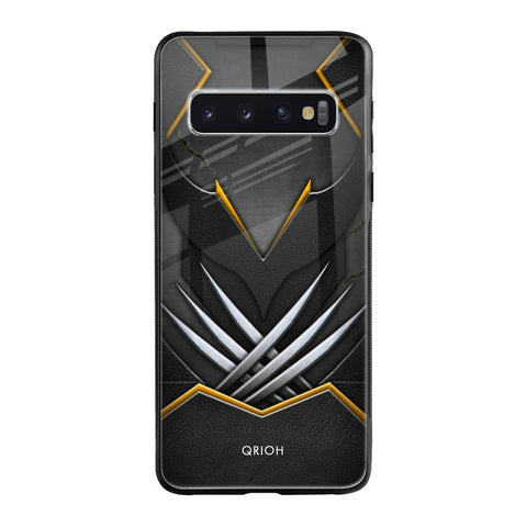 Black Warrior Glossy Case for Samsung Galaxy S10 Plus