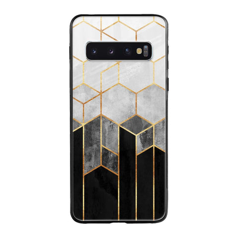 Tricolor Pattern Glossy Case for Samsung Galaxy S10 Plus