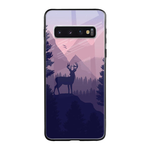 Deer In Night Glossy Case For Samsung Galaxy S10 Plus
