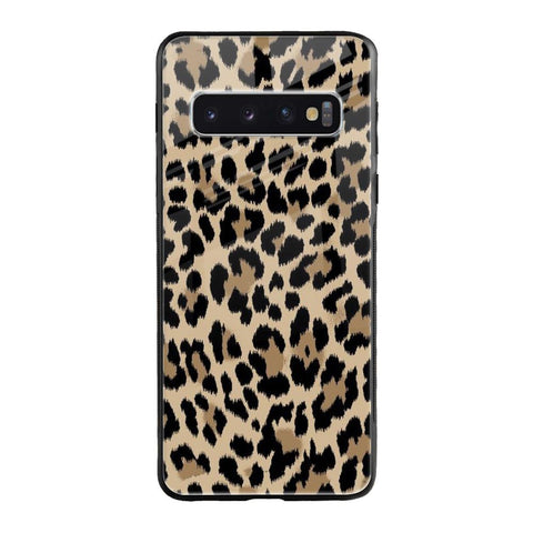 Leopard Seamless Glossy Case For Samsung Galaxy S10 Plus