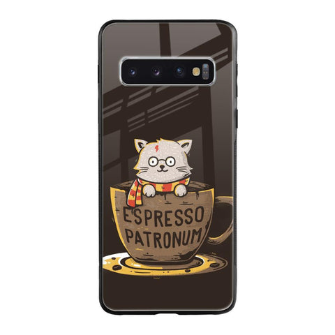 Tea With Kitty Glossy Case For Samsung Galaxy S10 Plus