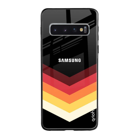 Abstract Arrow Pattern Glossy Case For Samsung Galaxy S10 Plus