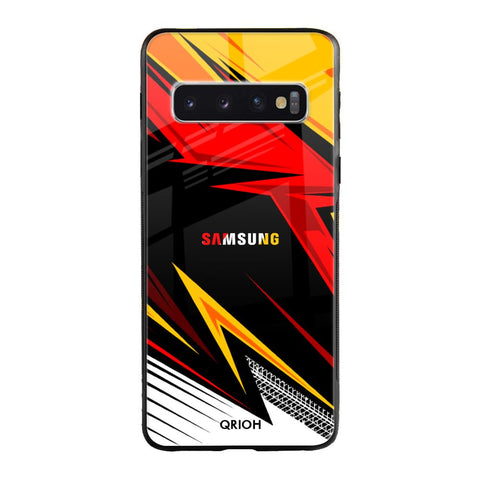 Race Jersey Pattern Glossy Case For Samsung Galaxy S10 Plus