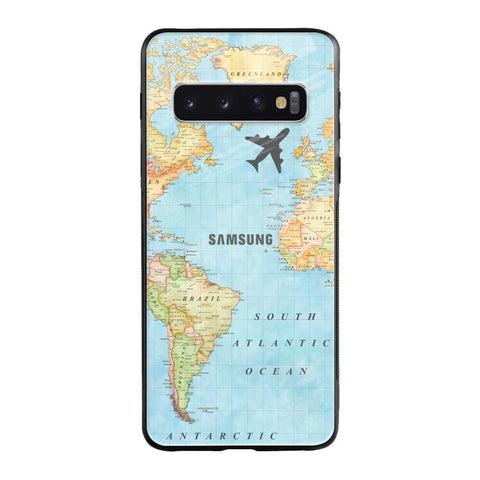 Fly Around The World Glossy Case for Samsung Galaxy S10 Plus