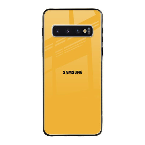 Fluorescent Yellow Glossy case for Samsung Galaxy S10 Plus