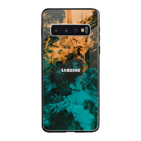 Watercolor Wave Glossy Case for Samsung Galaxy S10 Plus