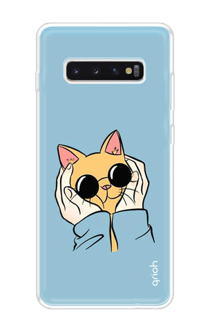 Attitude Cat Soft Cover for Samsung Galaxy S10 Plus