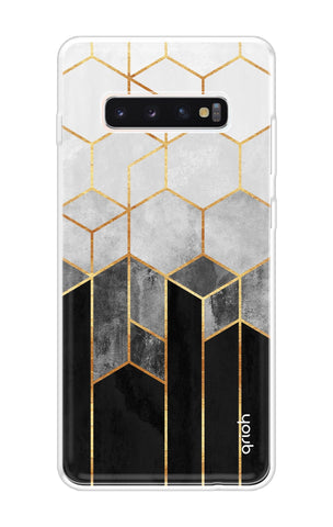 Hexagonal Pattern Soft Cover for Samsung Galaxy S10 Plus