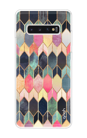 Shimmery Pattern Soft Cover for Samsung Galaxy S10 Plus
