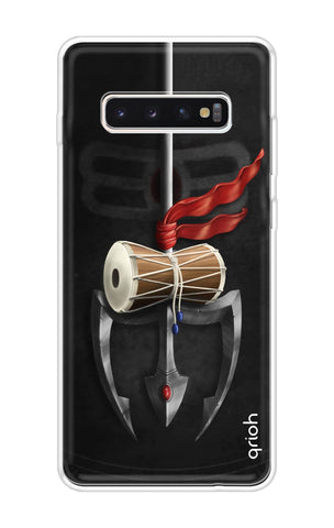 Mahadev Trident Soft Cover For Samsung Galaxy S10 Plus