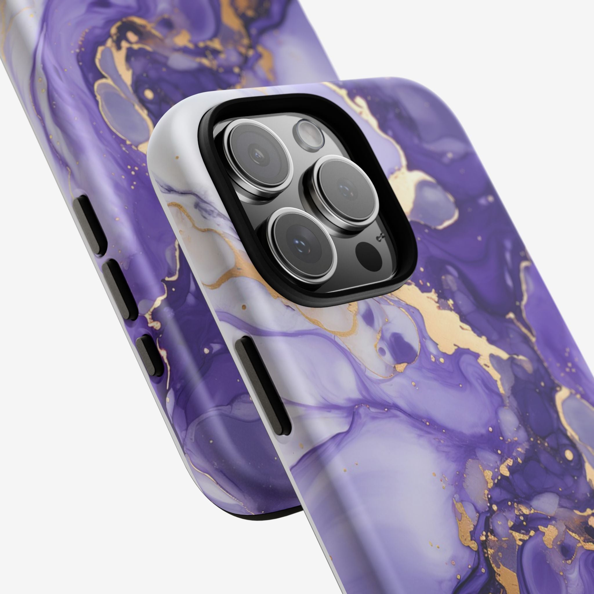 Violet Flow Premium Tough Shining Phone Case (Double Layer) Available For All iPhone Models