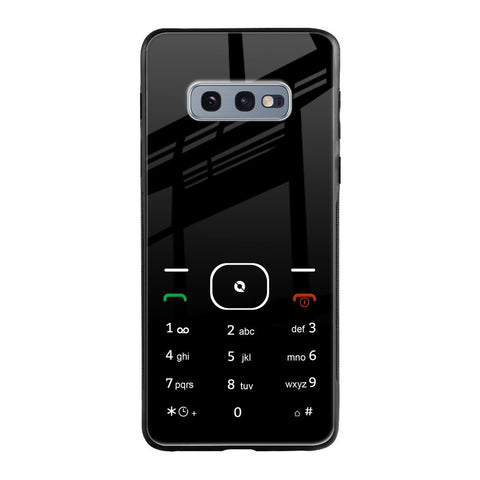 Classic Keypad Pattern Glossy Case for Samsung Galaxy S10E