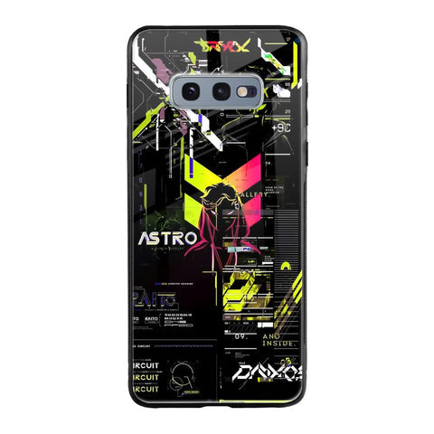 Astro Glitch Glossy Case for Samsung Galaxy S10E