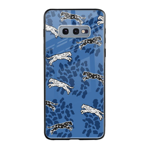Blue Cheetah Glossy Case for Samsung Galaxy S10E