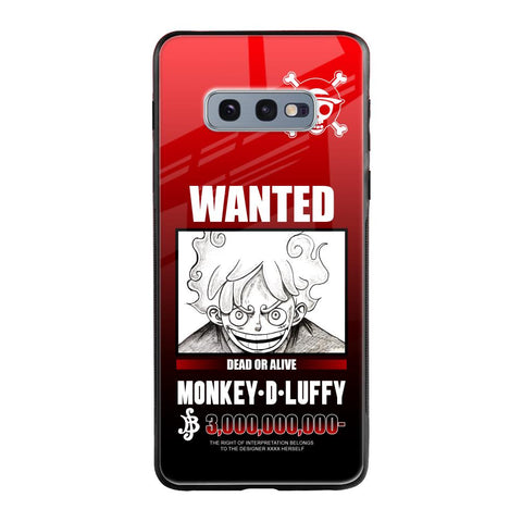 Luffy Wanted Glossy Case for Samsung Galaxy S10E