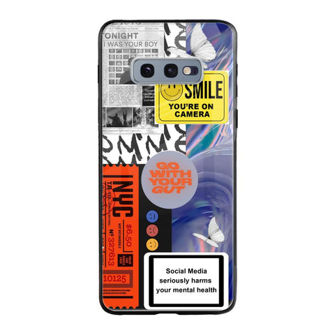 Smile for Camera Glossy Case for Samsung Galaxy S10E