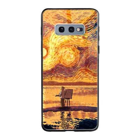Sunset Vincent Glossy Case for Samsung Galaxy S10E