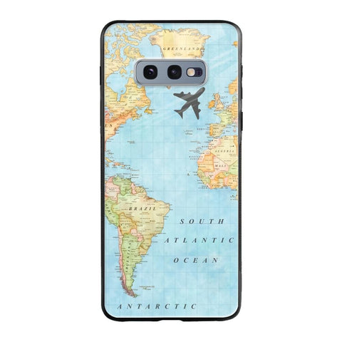 Travel Map Glossy Case for Samsung Galaxy S10E