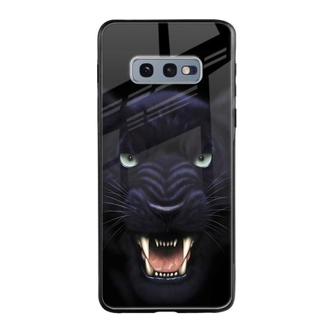 Angry Black Leopard Glossy Case for Samsung Galaxy S10E