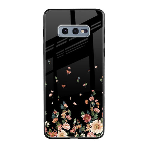 Floating Floral Print Glossy Case for Samsung Galaxy S10E
