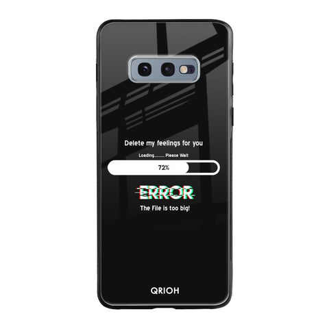 Error Glossy Case for Samsung Galaxy S10E
