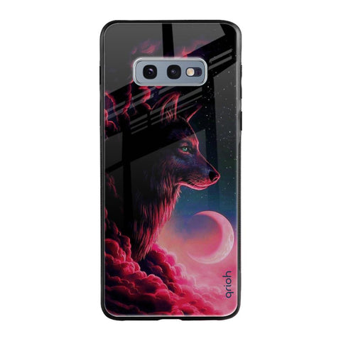 Moon Wolf Glossy Case for Samsung Galaxy S10E
