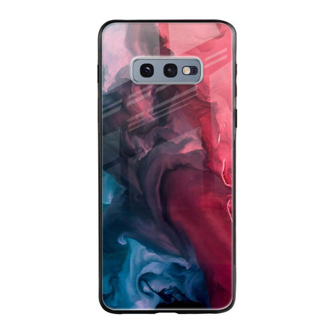 Blue & Red Smoke Glossy Case for Samsung Galaxy S10E