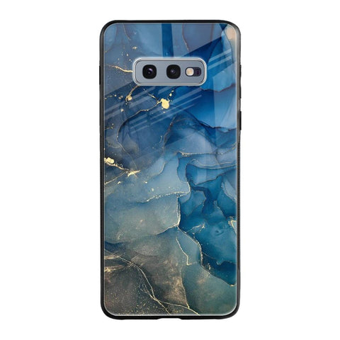 Blue Cool Marble Glossy Case for Samsung Galaxy S10E