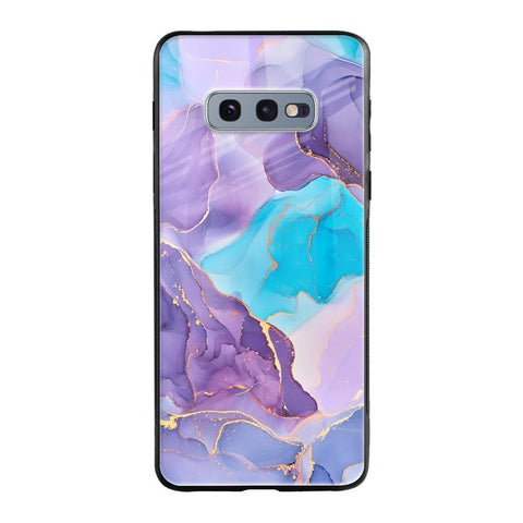 Alcohol ink Marble Glossy Case for Samsung Galaxy S10E