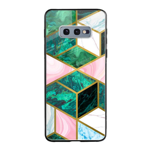 Seamless Green Marble Glossy Case for Samsung Galaxy S10E