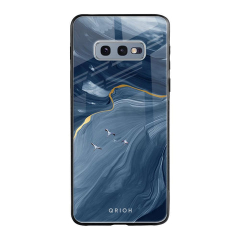 Deep Ocean Marble Glossy Case for Samsung Galaxy S10E