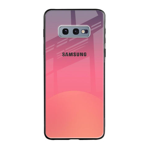 Sunset Orange Glossy Case for Samsung Galaxy S10e