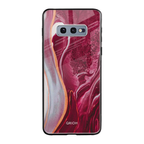 Crimson Ruby Glossy Case for Samsung Galaxy S10e