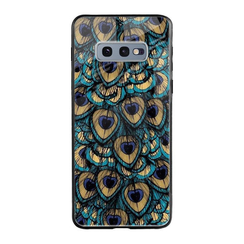 Peacock Feathers Glossy case for Samsung Galaxy S10e