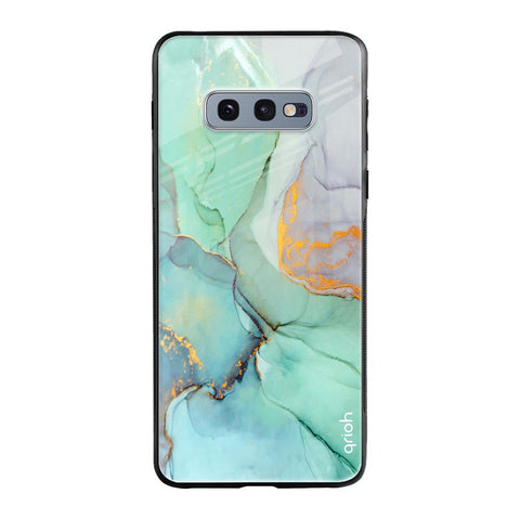 Green Marble Glossy case for Samsung Galaxy S10e