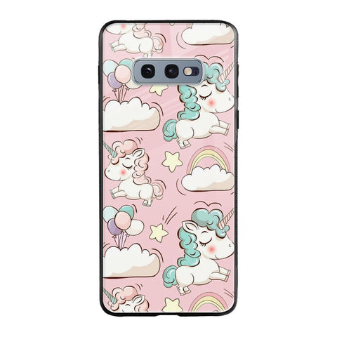 Balloon Unicorn Glossy case for Samsung Galaxy S10e