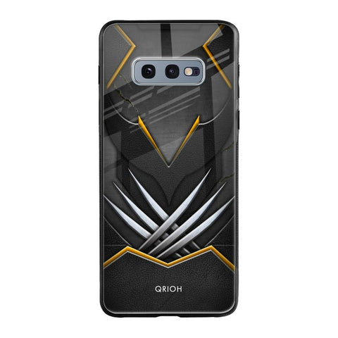 Black Warrior Glossy Case for Samsung Galaxy S10e